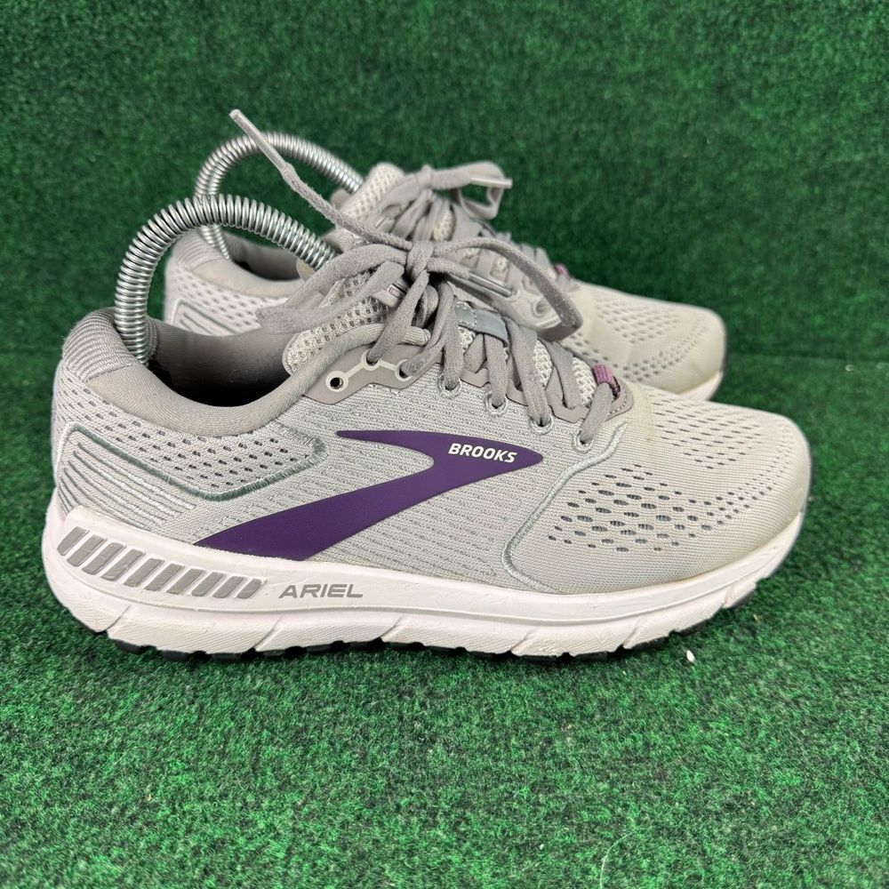 Brooks Women’s Size 7.5 B Ariel 20 Athletic Running Shoes Gray Guiderails